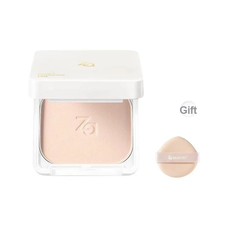 ZA JIRUI Lingtu Сухая и влажная универсальная пудра Oil Control Длинное действие Маскирующий Корректирующий Тон кожи Фиксирующий 7г