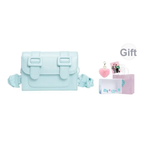 MERIMIES Официальный Почтовая сумка из ПУ (полиуретана) кожа Премиум Городской Чик Стиль Сумка через плечо Маленькая Женская Синяя