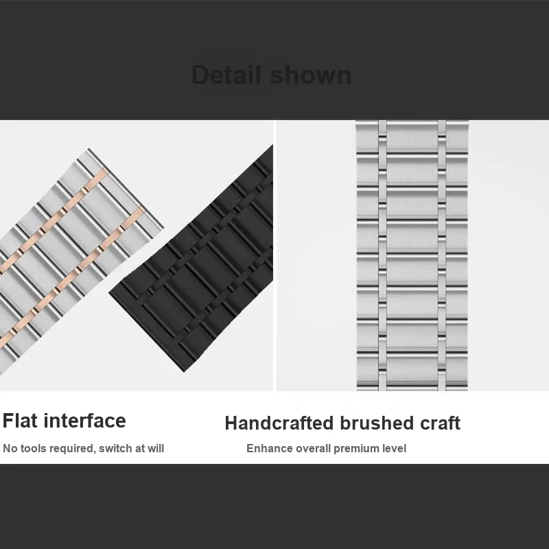 CHRROTA Watch Band Huawei Compatibility Stainless Steel Material-4
