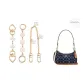 [Gold-Tone Three-Piece Set]Four-Leaf Clover 15cm+Camellia 15cm+Four-Leaf Clover Decorative Chain 30cm