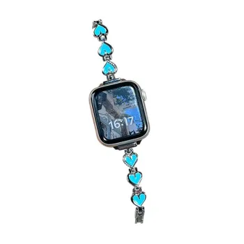 Miss Wrist Watch Bands Apple Compatibility 145~208mm Metal Unisex