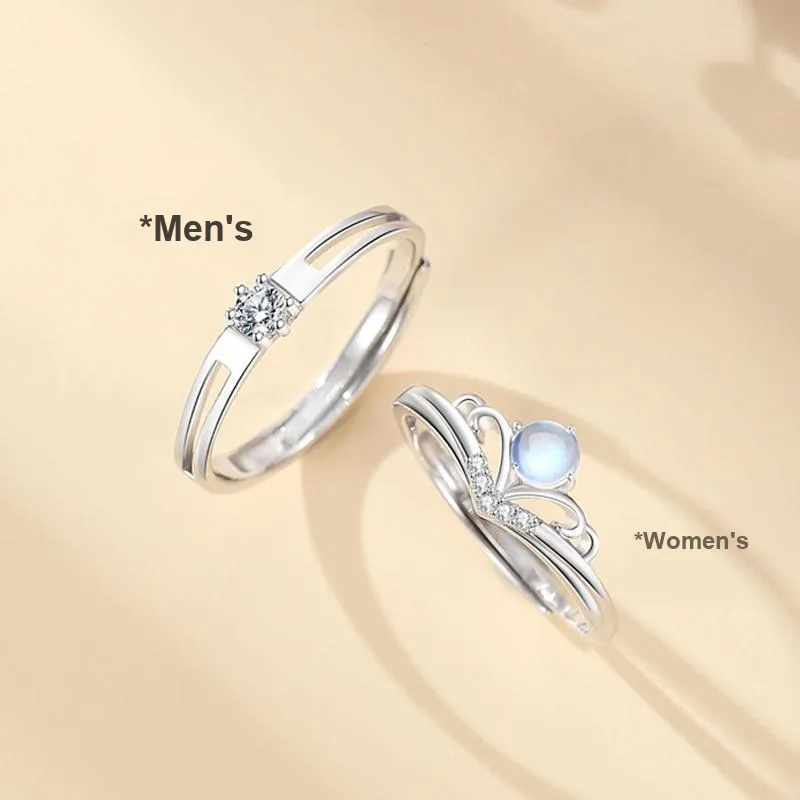 MISS TOOYA S925 Silver Rings Unisex-4