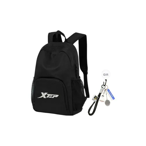 XTEP Полиэстер Рюкзак Стандартный Унисекс Черный
