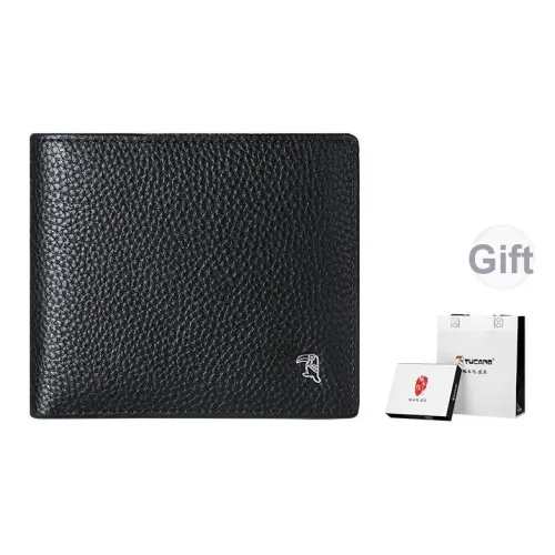 TUCANO Кошелек из коровьей кожи Мужской Черный