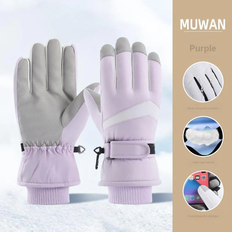 SINGLELADY Skiing Cycling Gloves-3