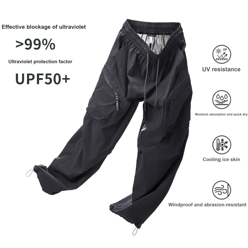 GNOMESHGH Casual Pants Unisex Cloud Gray-9