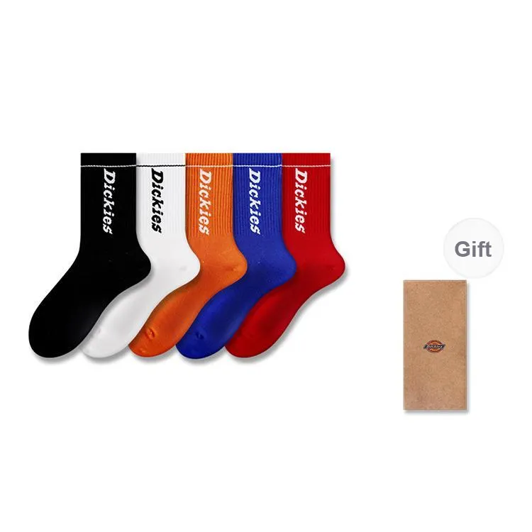 Dickies Fall And Winter Knee-High Socks Unisex Couple Socks-60
