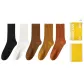 [5 Pack]Black+Ecru+Coffee+Rock Brown+Mahogany Brown