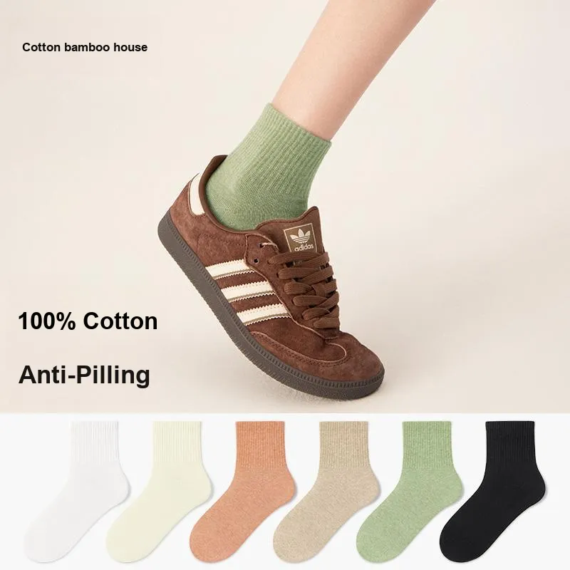 B&C.Room Mid Calf Socks Women's 6 Pack-3