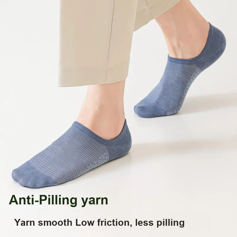 MIIOW No Show Socks Men's 5 Pack-9