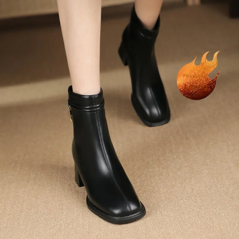 WESTLINK Ankle Boots 5.2cm Women's Black-1