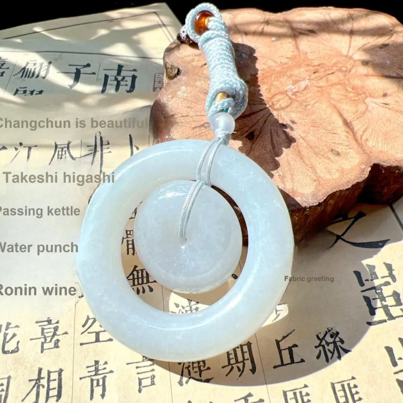 SIYIJIA Glutinous Jade Jadeite Necklaces Unisex-1