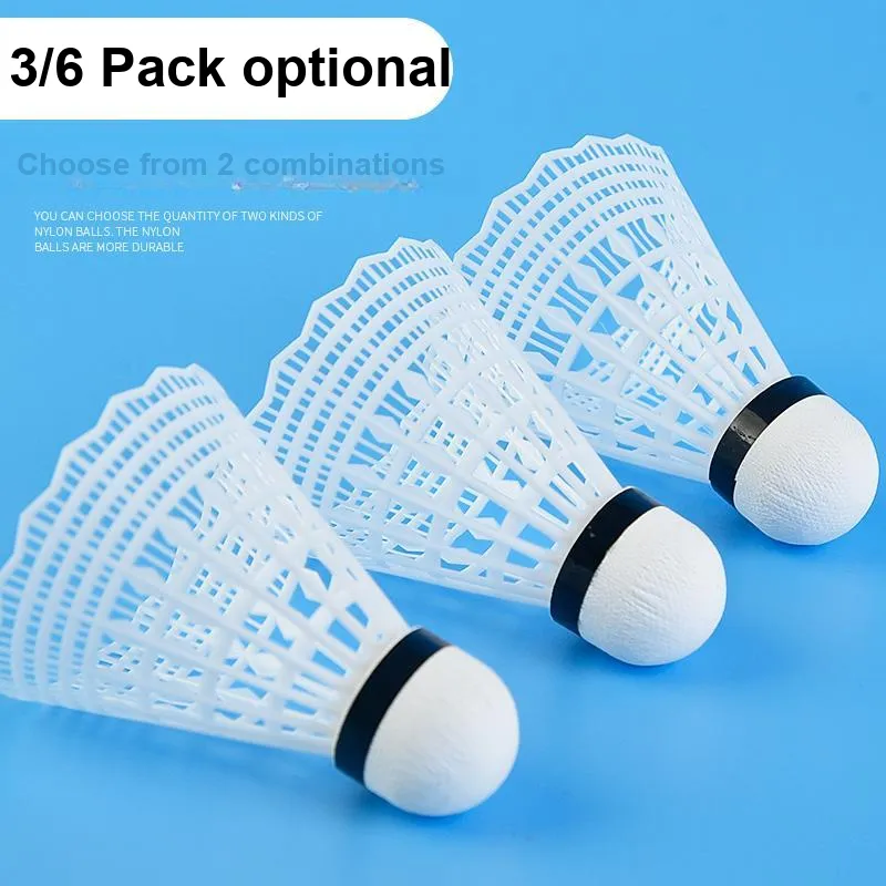 WHIZZ Nylon Shuttlecock 3 Pack Nylon Everyday Shuttlecocks-1