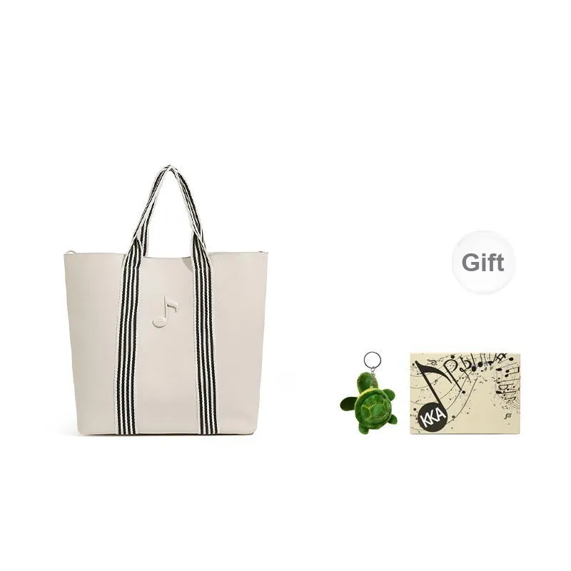 KKA PU Handbag Regular Women's Brown/Black/White-8