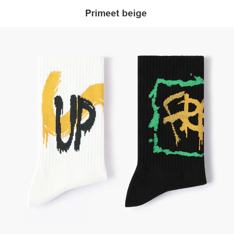 Primeet Mid Calf Socks Unisex 5 Pack-14