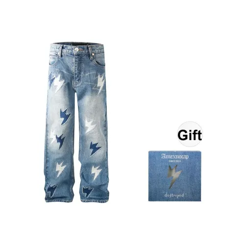 Amexnocap Джинсы Унисекс Ice Blue