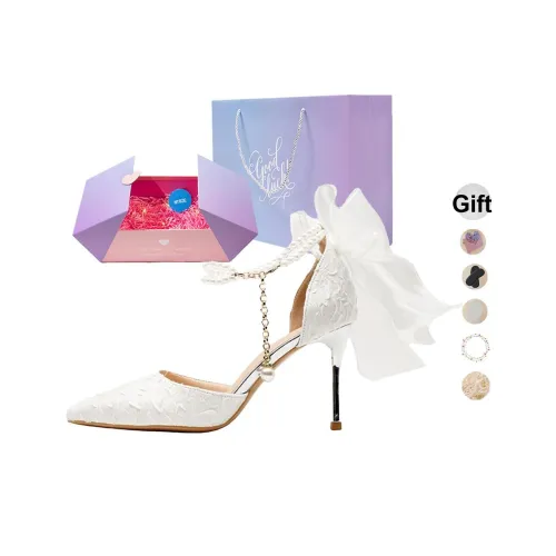 NTOZE Узкий каблук Высокие каблуки Женские Белые