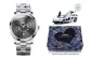 Black Dial Silver Steel Band