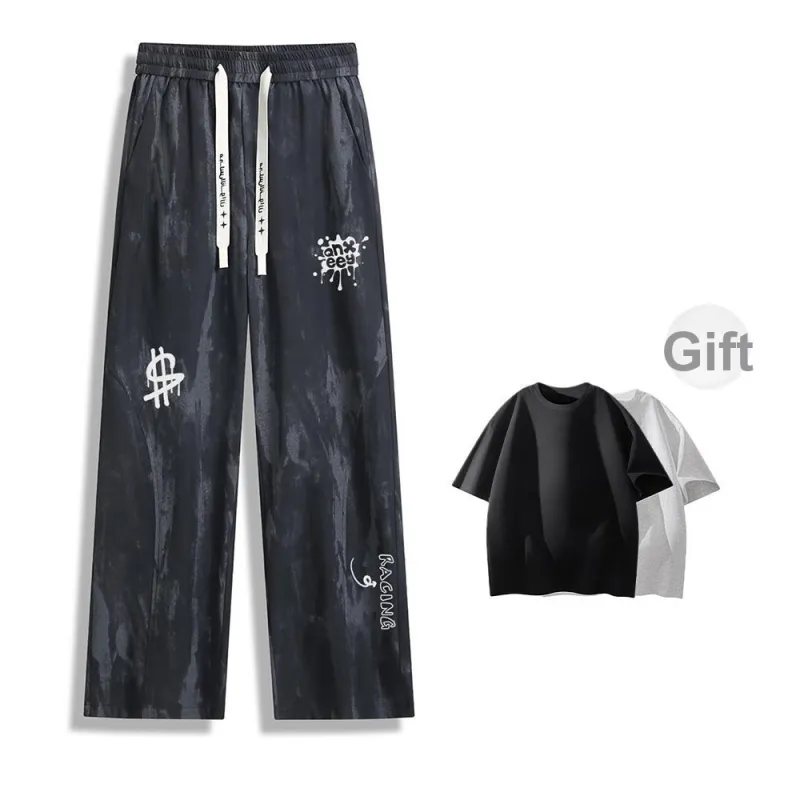 Qnxeey Casual Pants Unisex-9