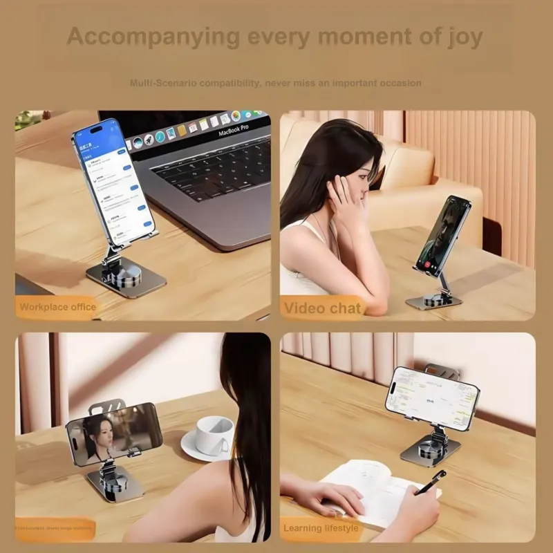 HASEE Tablet Stands Rotatable Foldable Live Video IPad Cell Phone All-4