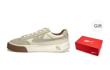 Warrior Chinoiserie Collection Multicolor Small Heel Low Top Retro Sports Canvas Shoes Unisex Khaki