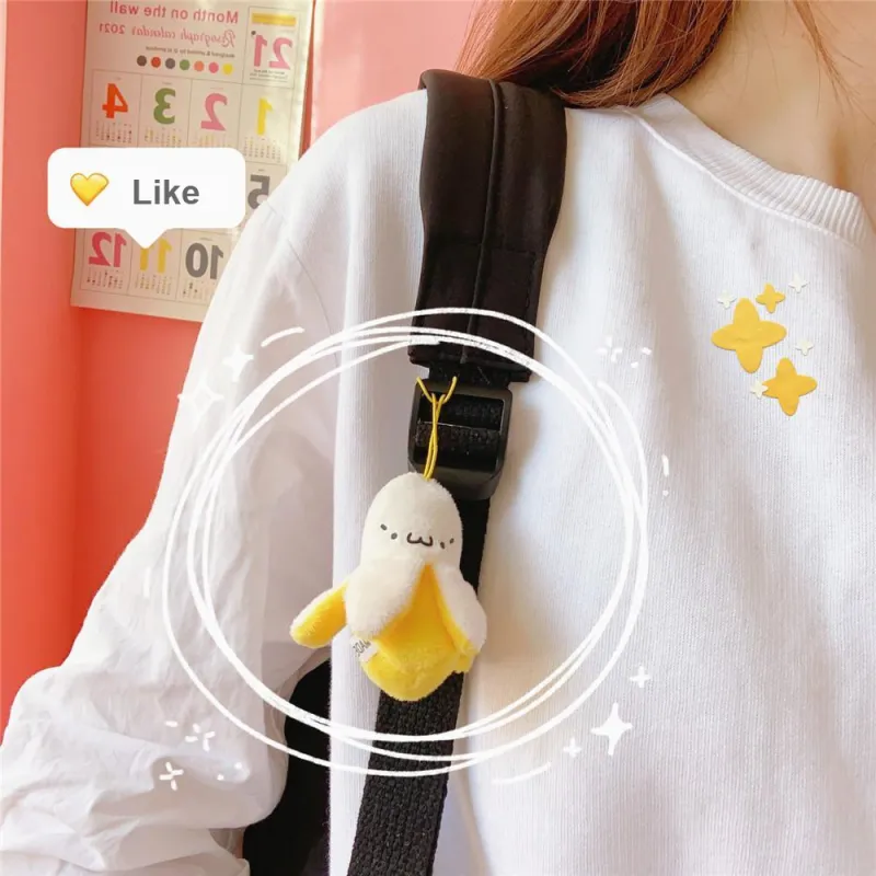 Yi Bu Kang Plush Pendants Unisex-3