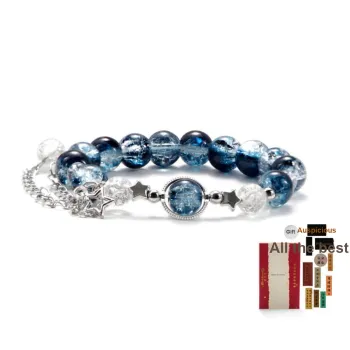 MEOBURLIY Colored Glaze Bracelets Women's