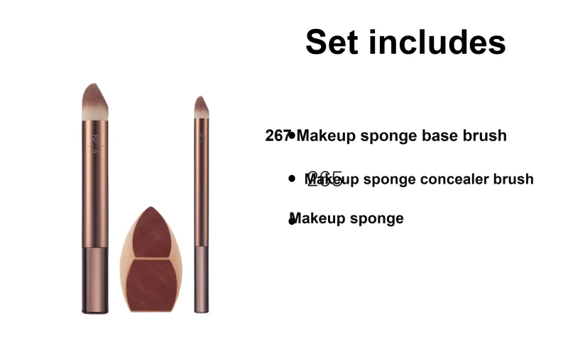 Real Techniques Finger Sponge Make-up Tools Natural-1