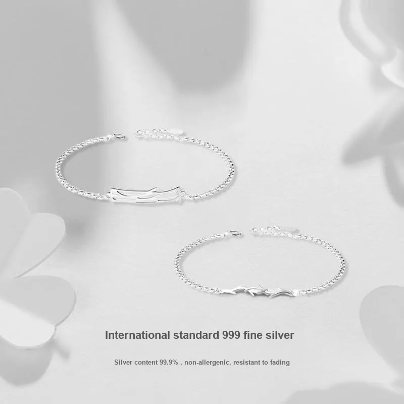 JUICY GRAPE S999 Fine Silver Bracelets Unisex-2