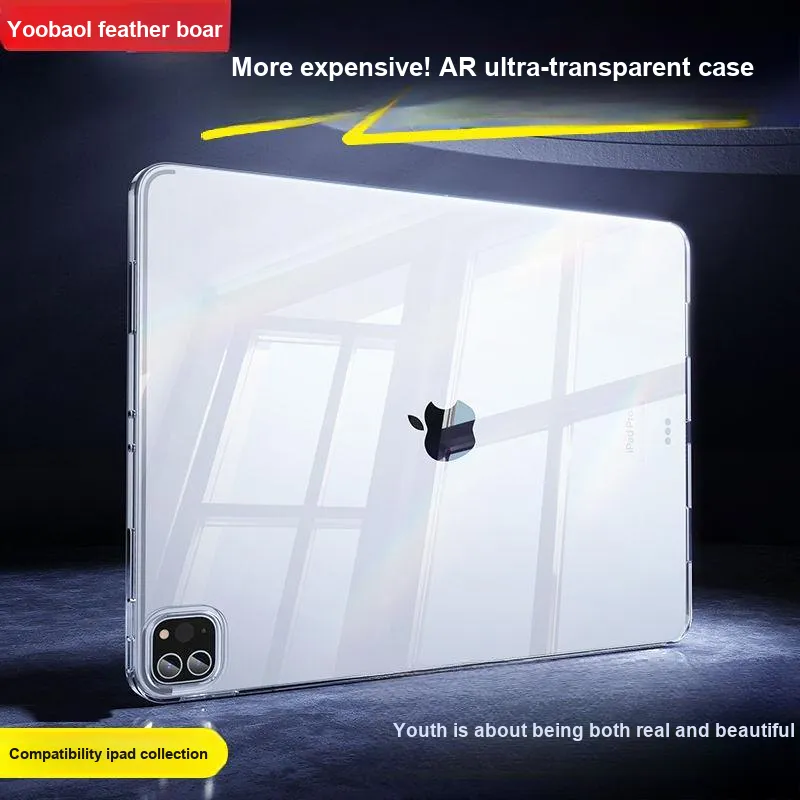 Yoobao Compatibility  IPad, IPad Pro, IPad Mini 6, IPad Air 5, IPad Air 6, Transparent Tablet Protective Cases-2