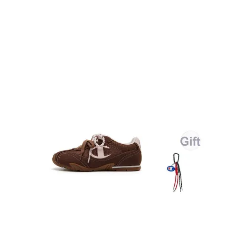 Champion Kids Винтаж Обувь для гонок Низкий Топ Детские Скейтбординги Шишечно-коричневый Детский