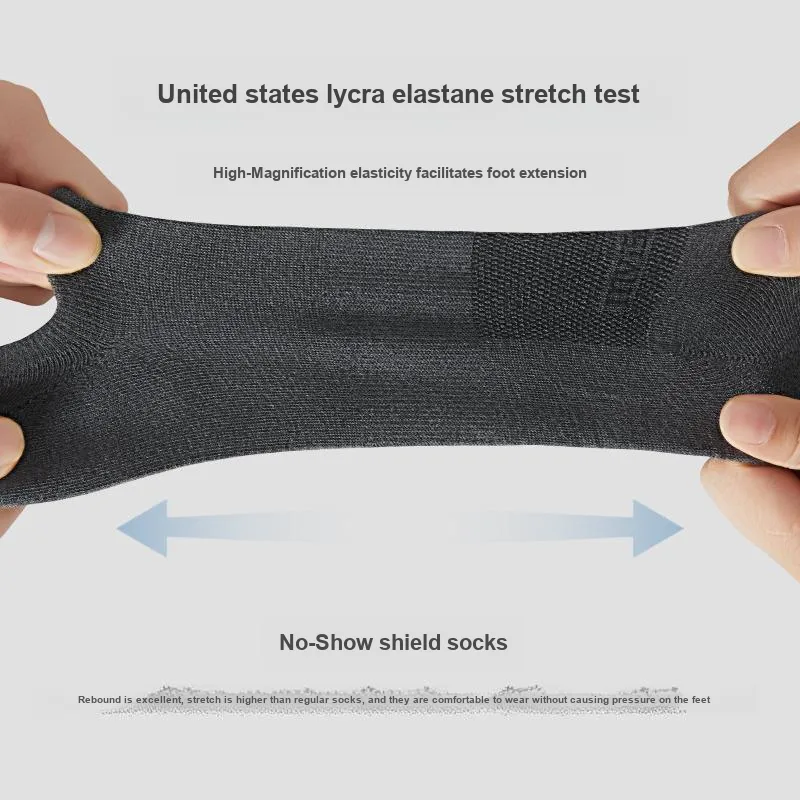 INVISIBLE No-Show Socks Unisex 5 Pack-2