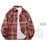 Red Plaid (Includes Random Puffer Jacket)