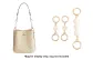 White Extender Chain Set[Camellia 9cm*2+Pearl 1]