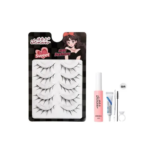 ZHENZHENSHINAIER Entire Ван-Пис Выдвижной Кролик Стиль Накладные ресницы Натуральный Увеличивающий Стиль