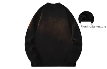 ZMOH Plain Net Series Sweaters Unisex