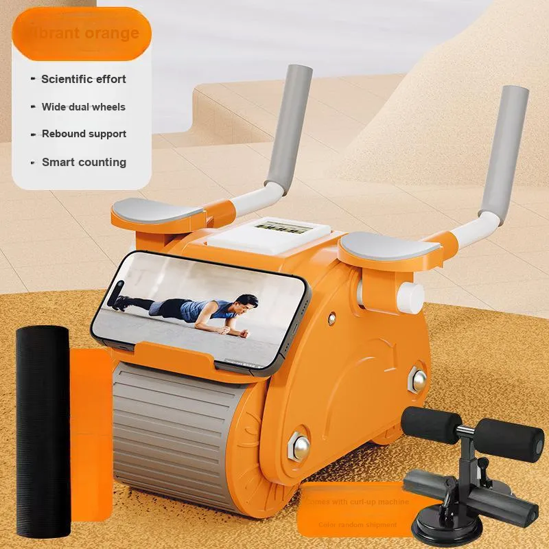 Kaikang Automatic Rebound Elbow Support Abdominal Roller Unisex-2