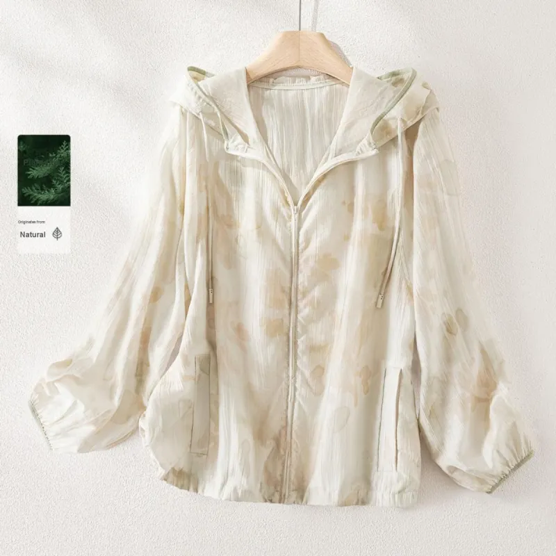 LUYOUYE Trench Coats Women's Light Apricot Solid Color-1