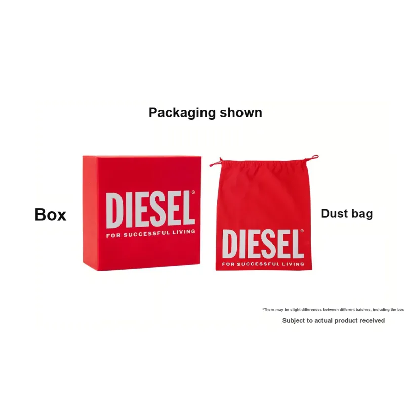 DIESEL Polyester Fanny Pack, Shoulder Bag, Crossbody Bag Men's Black-4