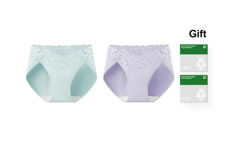 YOUKESHU Underpants Women's 2 Pack-10