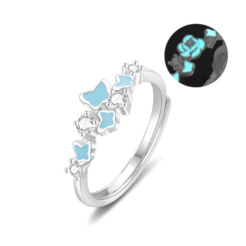 Lao Feng Xiang S925 Silver Rings Unisex-3