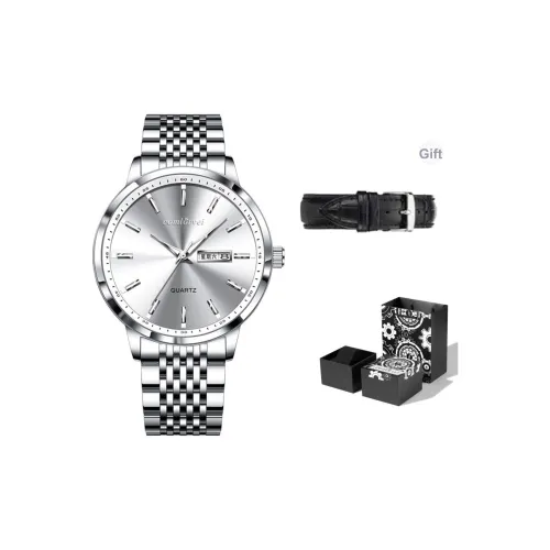 COMLORVEI Кварцевый механизм сплав ремешок мужские часы черный циферблат