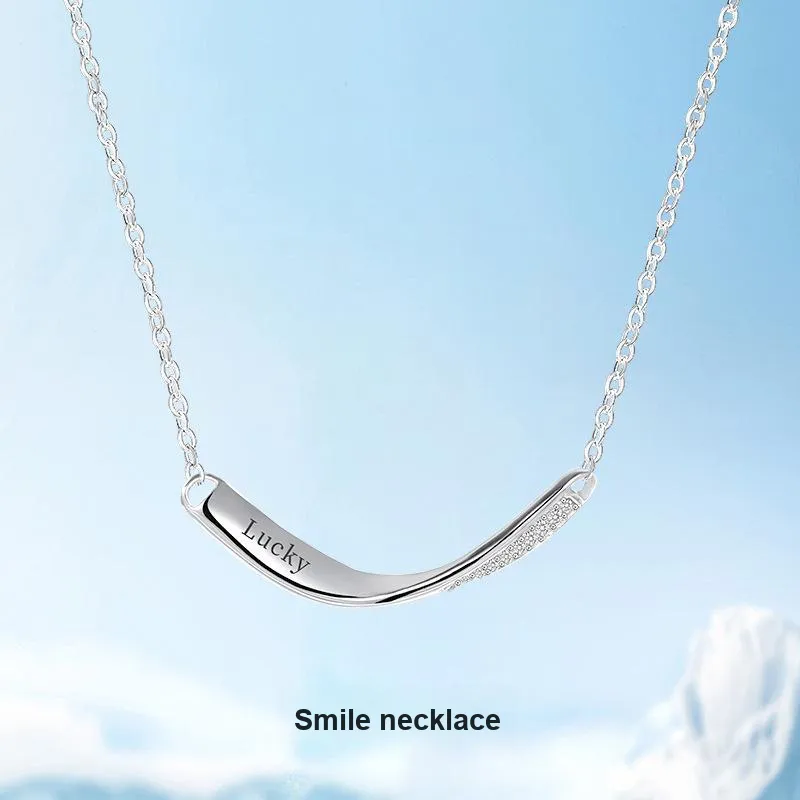 Vegetarian 925 Sterling Silver Necklaces Unisex-1