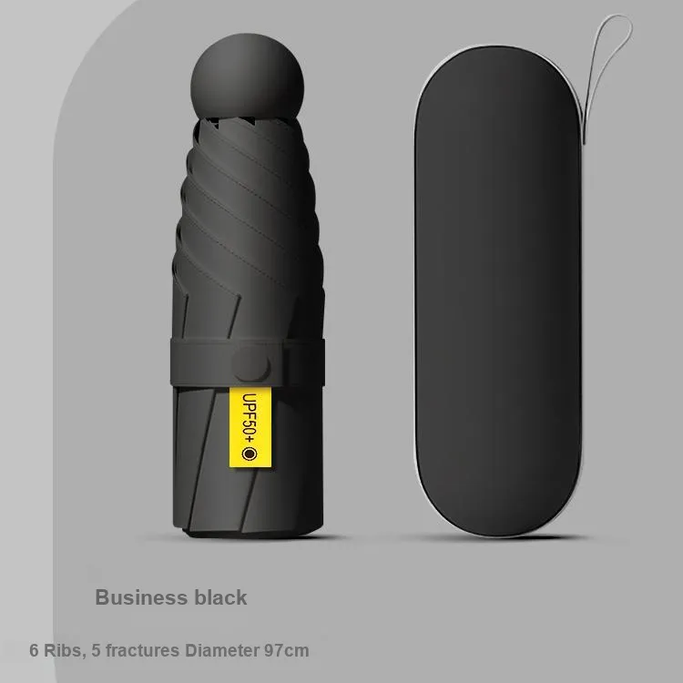 Dr.Flash Sun Umbrella Capsule Umbrella, Mini Folding Umbrella For Rain And Sun All-11
