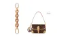 LV Baguette Bag Brown Extender Chain 17.5cm