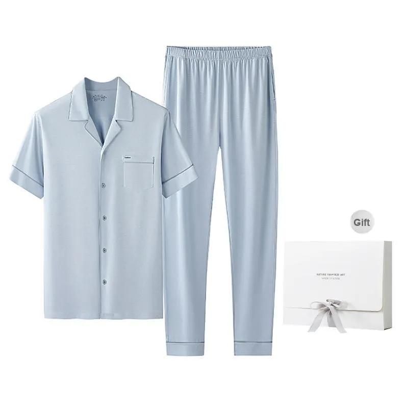 DUINIDESIYU Pajama Set Men's Gift Box Set-5