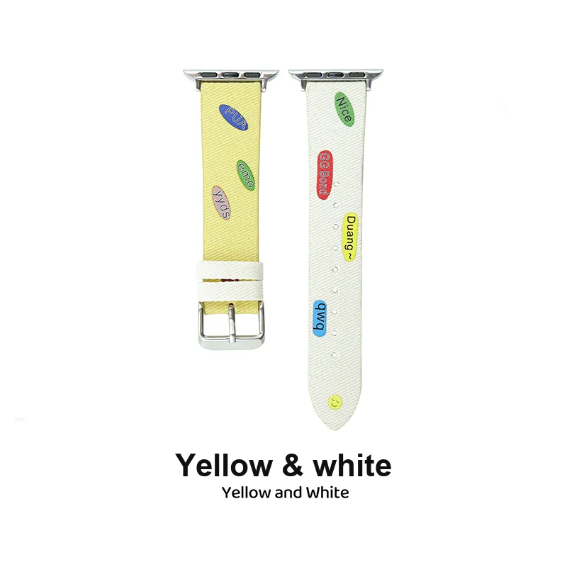 Vobafe Apple Compatibility Watch Band Canvas Material-3