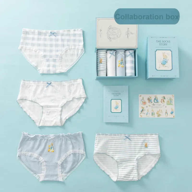 Caramella x BIDETU,LIANMINGKUAN Underpants Women's 4 Pack-2