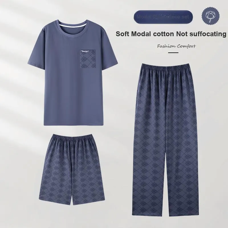William Pajama Set Men's Image Color-1