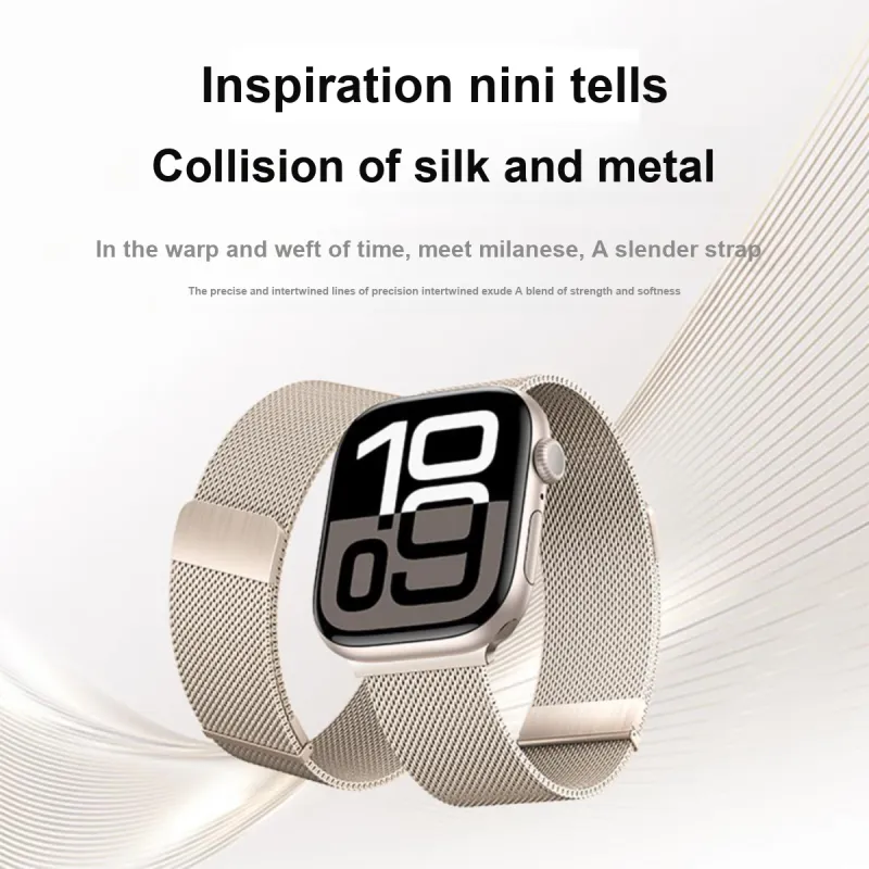 W&P Apple Compatibility Watch Band 20cm Metal-2